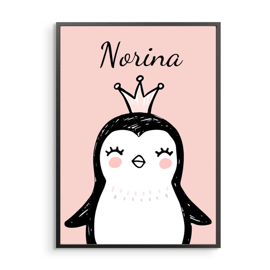 Hercegnő pingvin névvel Lovenir.hu