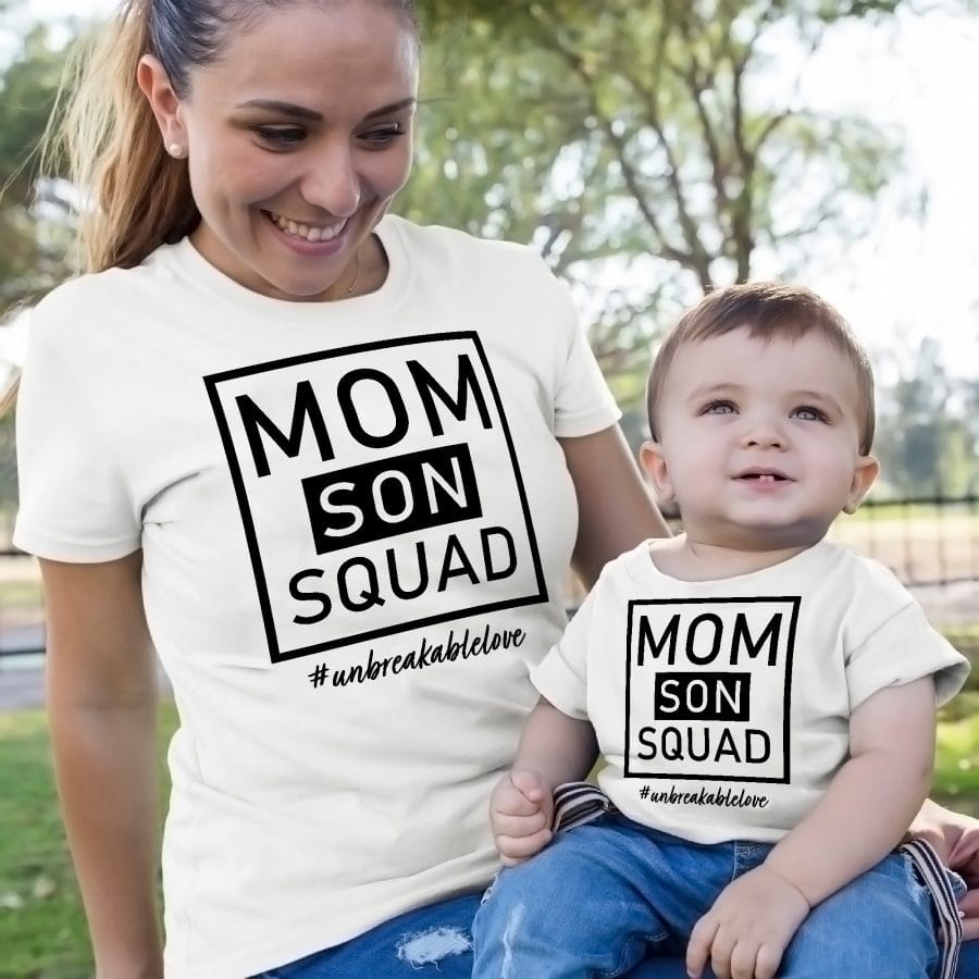 Mom, son squad anya fia póló Lovenir.hu