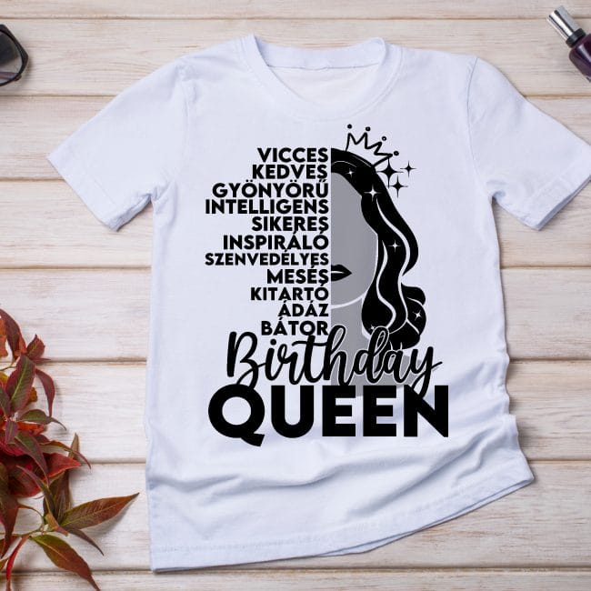 Birthday Queen 2 női póló Lovenir.hu
