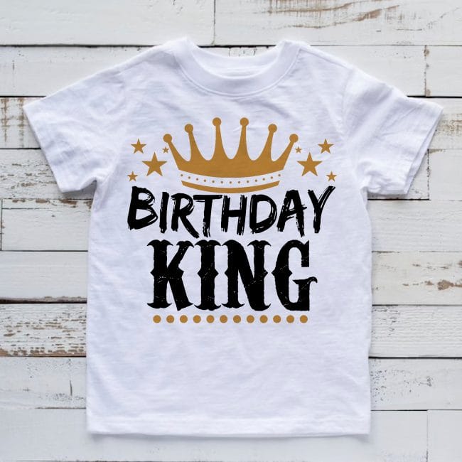 Birthday king születésnapi férfi póló Lovenir.hu