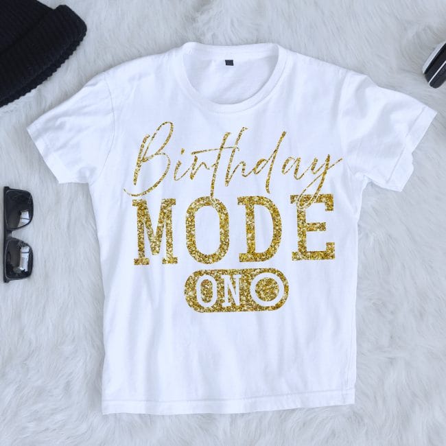Birthday mode ON 3 női póló Lovenir.hu