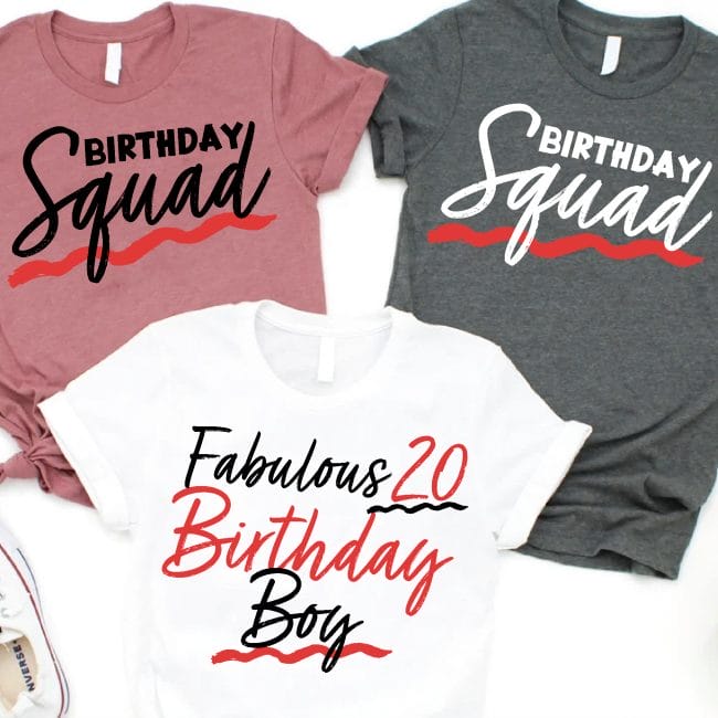 Fabulous ... Birthday Boy, Birthday Squad születésnapi férfi póló és szett Lovenir.hu