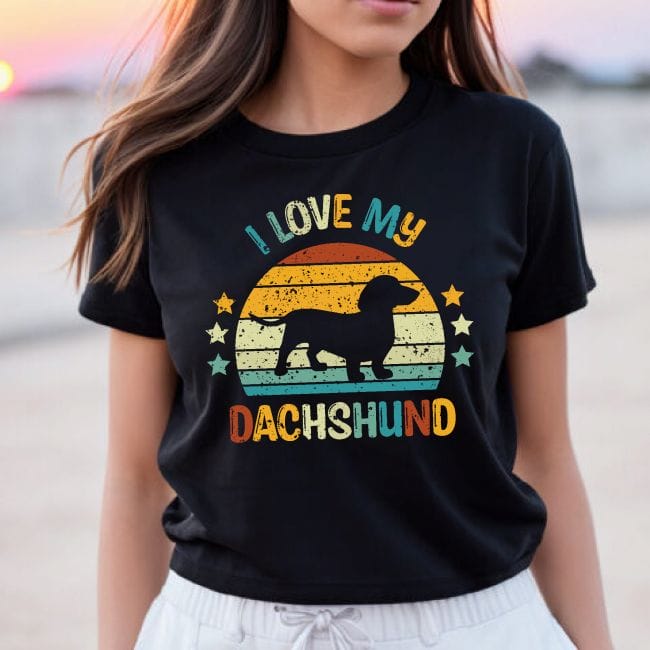 I love my dachshund női póló Lovenir.hu