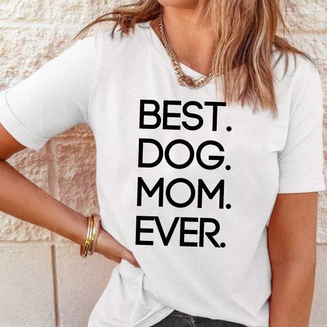 Best dog mom ever női póló Lovenir.hu