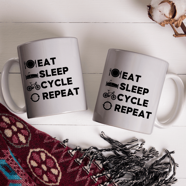 Eat, sleep, cycle, repeat bögre Lovenir.hu