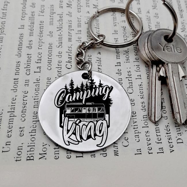 Camping King kulcstartó Lovenir.hu