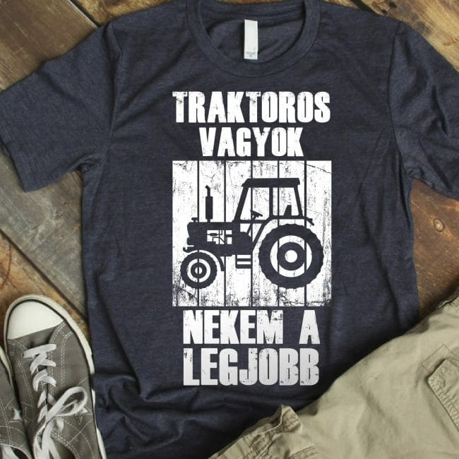 Nem horkolok csak azt álmodom, hogy traktor vagyok póló Lovenir.hu